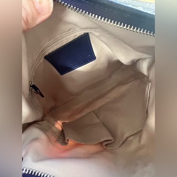 Coach Scribble IKAT Logo multi colored on tan background Crossbody Bag - Picture 10 of 11